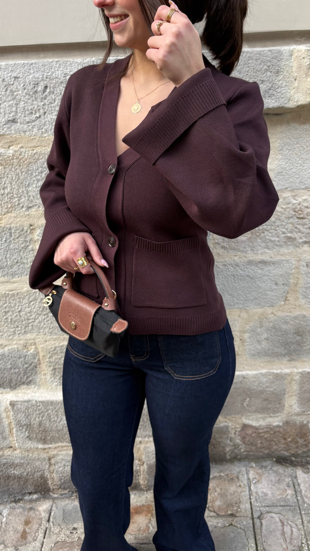 Cardigan Abi (Bordeaux)