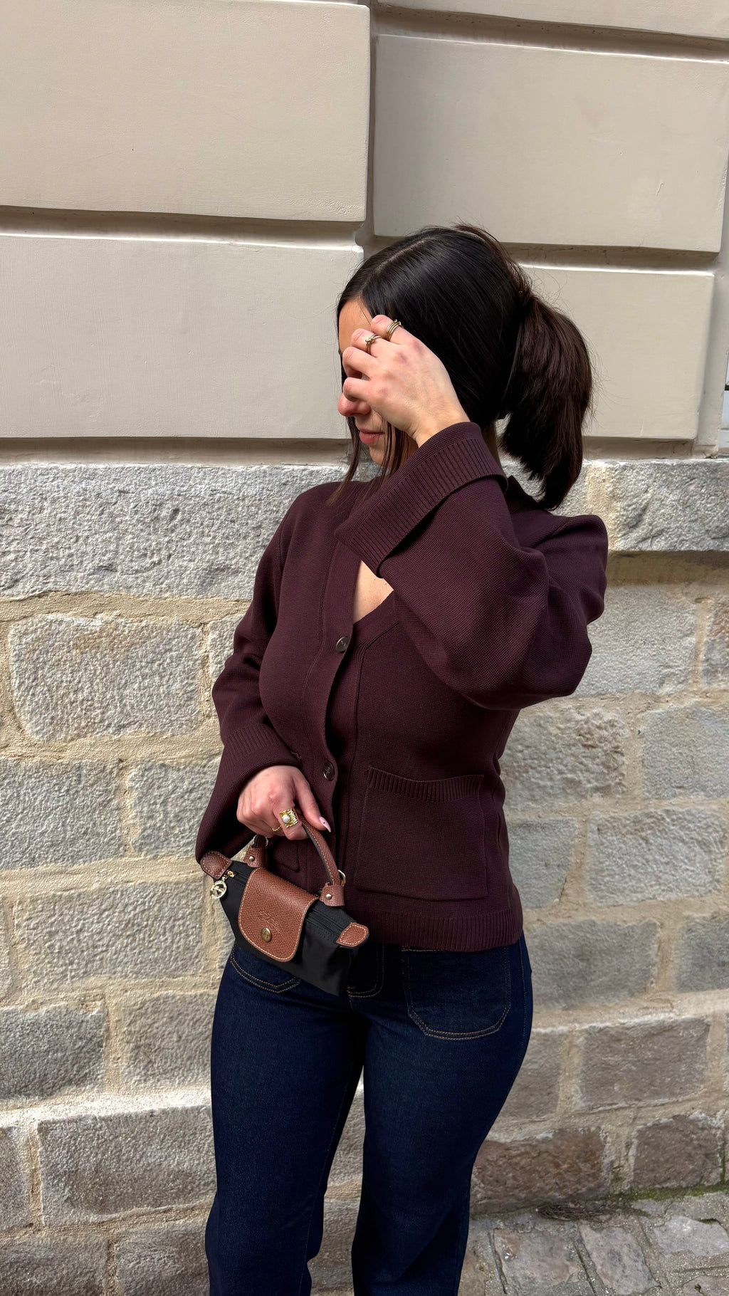 Cardigan Abi (Bordeaux)
