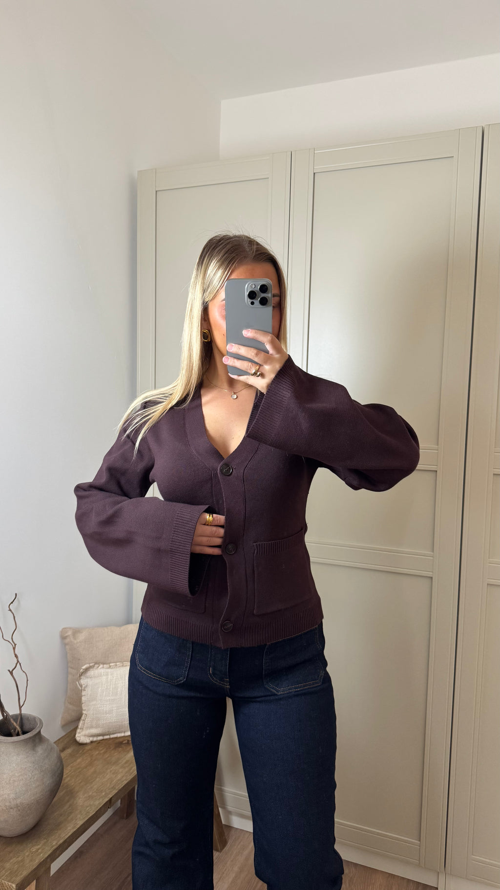 Cardigan Abi (Bordeaux)