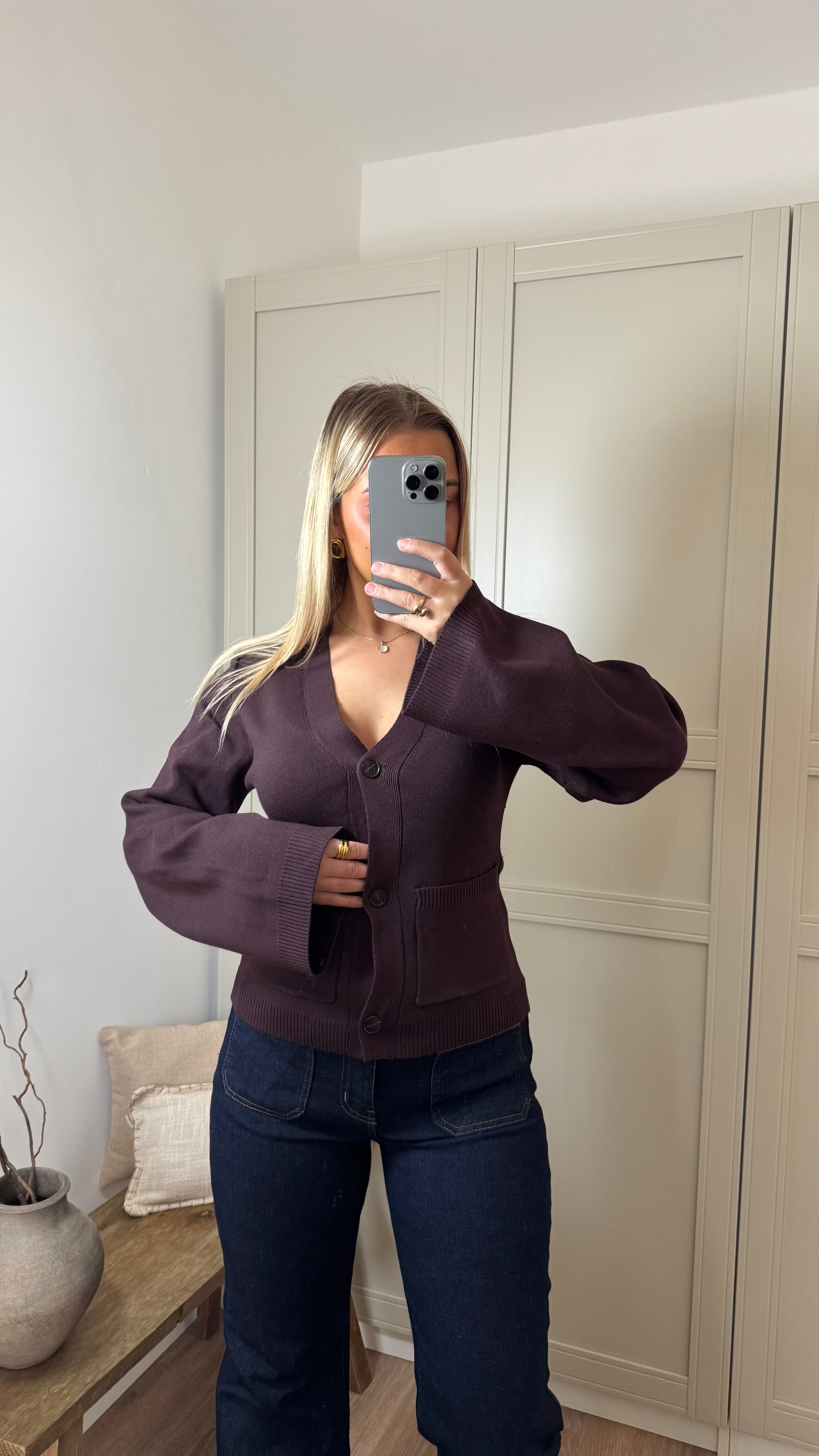 Cardigan Abi (Bordeaux)