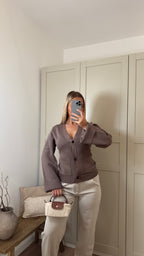 Cardigan Abi (Taupe)